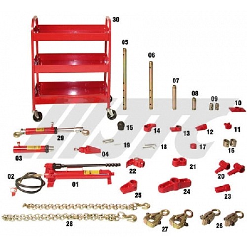 Jtc-Hb610 38Pcs Collision Repair Kit Thread