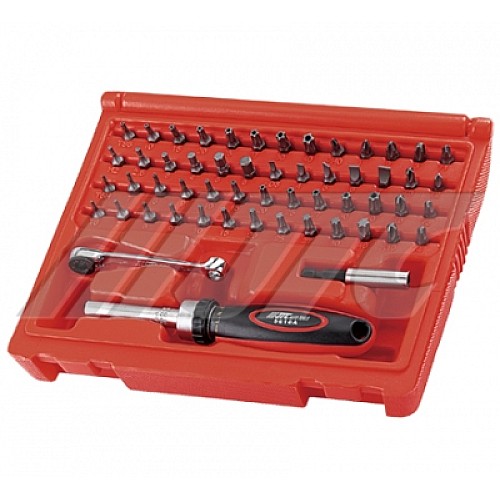 Jtc-5610 55Pcs Mini Ratchet Bits Set