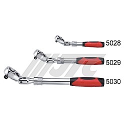 Jtc-5028 225mm 72T Adjustable Extension Flexible Ratchets Soft Grip