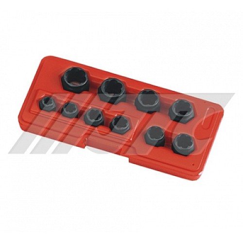 Jtc-1545 10Pcs Hex Twist Socket Set