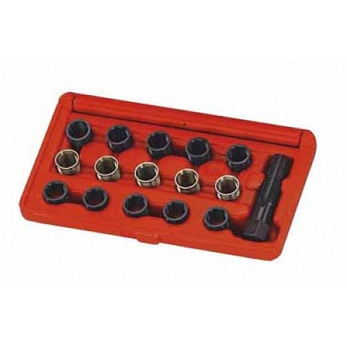 Jtc-4314 M12 x 1.25 Sleeve Type Spark Plug Thread Repair Tool Set