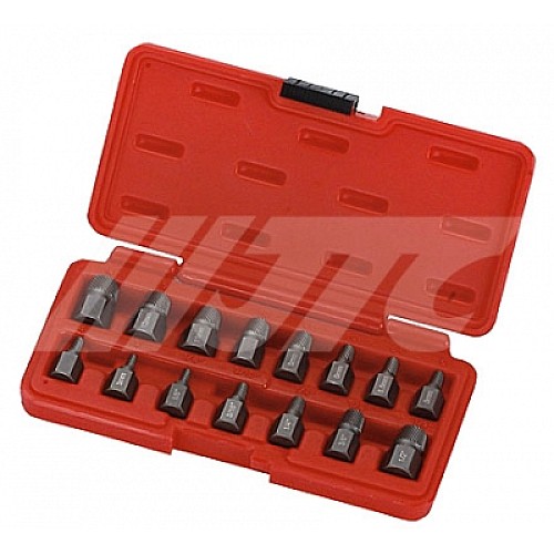 Jtc-4639 15Pcs Screw Extractor Set