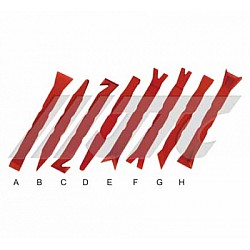 Jtc-5326 8Pcs Plastic Handy Remover Set