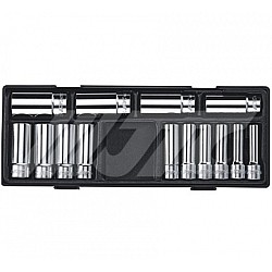 Jtc-K4142 14Pcs 12Pt Half Inch Dr. Deep Socket Set