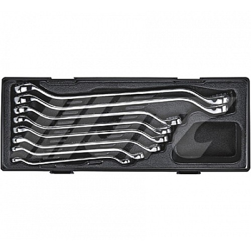 Jtc-K6083 8Pcs 45Degree Offset Box Wrench Set Mirror-Finish