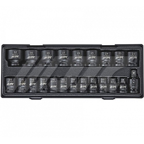 Jtc-K4223 22Pcs Impact Socket Set 6Pt