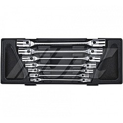 Jtc-K6072 7Pcs Double Socket Flexible Wrench Set