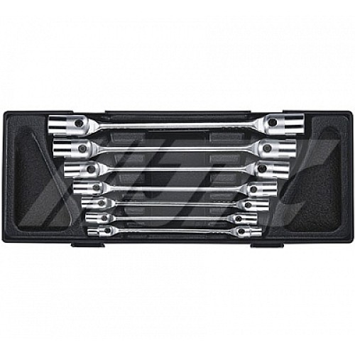 Jtc-K6072 7Pcs Double Socket Flexible Wrench Set