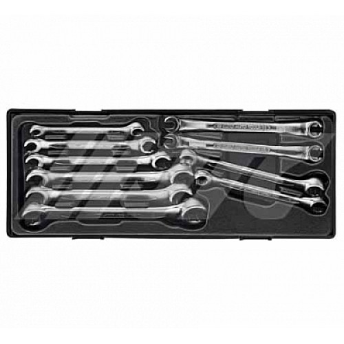 Jtc-K6102 10Pcs Flare Nut Wrench Set Euro Type