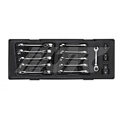 Jtc-K6144 14Pcs Stubby Gear Combination Wrench Set