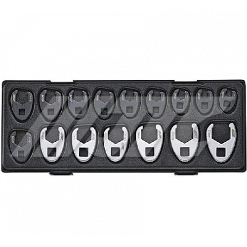 Jtc-K6161 16Pcs Deluxe Crows-Foot Wrench Set