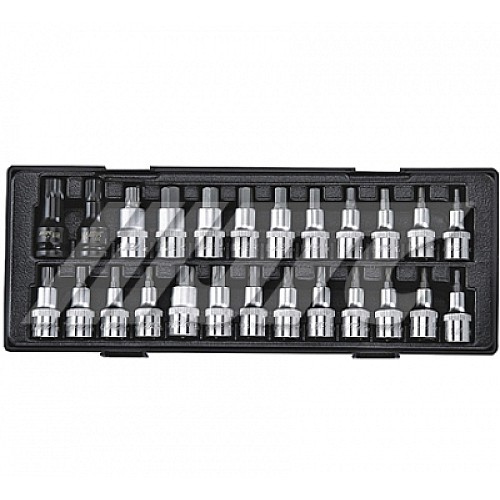 Jtc-K4251 Half Inch  Dr.25Pcs Socket Bit Set
