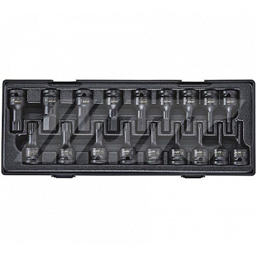 Jtc-K4181 Half Inch  Dr.18Pcs Impact Bit Socket Set 60L