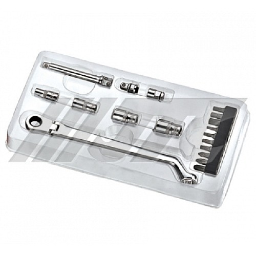Jtc-5305 Quarter Inch X18Pcs Multi-Function Socket Wrench Set