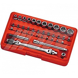 Jtc-5302 Quarter Inch X38Pcs Multi-Function Socket Wrench Set