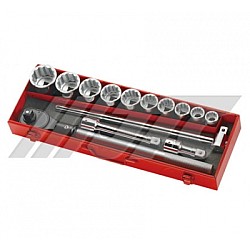 Jtc-T615M 15Pcs Socket Set 12Pt