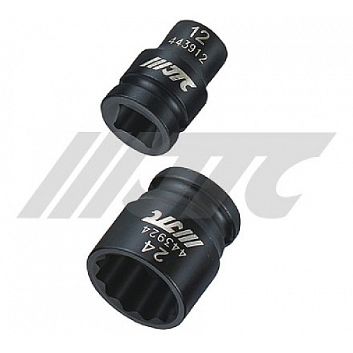 Jtc-443910 10Pcs 10mm 12Pt Impact Socket