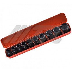 Jtc-J410M Half Inch X 10Pcs Impact Socket Set 6Pt