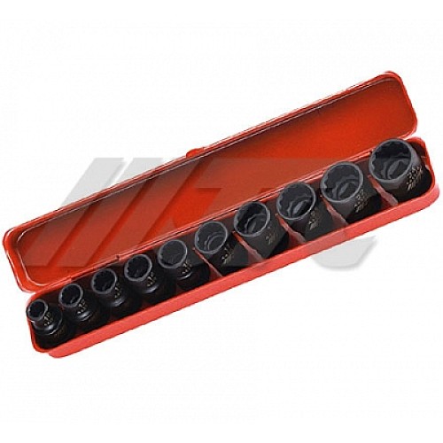 Jtc-J410P Half Inch x 10Pcs Impact Socket Set 12Pt