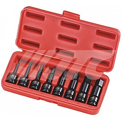 Jtc-J408Lh 78mm Half Inch  8Pcs Impact Middle-Deep Hex Socket Set
