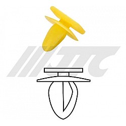 Jtc-Rd34 200Pcs Bumper Automotive Plastic Clips