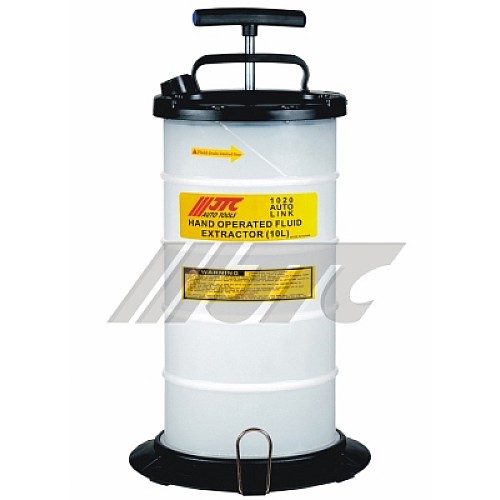 Jtc-1020 10 Liter  Hand Operated Fluid Extractor 