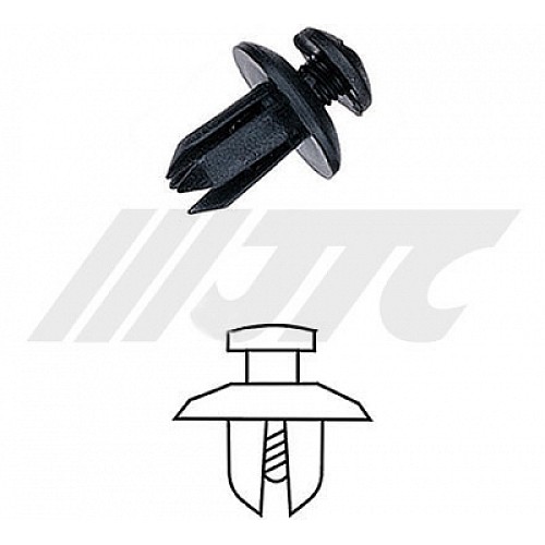 Jtc-Rd16 100 Sets General Automotive Plastic Clips