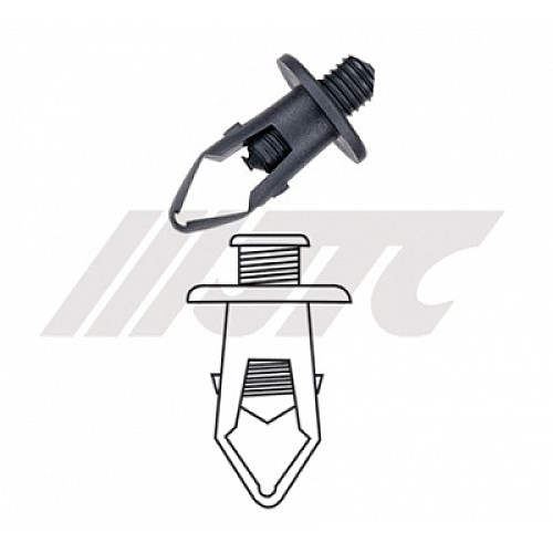 Jtc-Rd22 100 Sets Bumper Automotive Plastic Clips