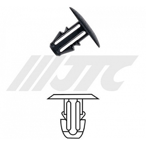 Jtc-Rd20 200Pcs Automotive Upholstery Plastic Clips