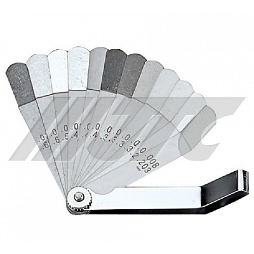 Jtc-4290 12Pcs Feeler Gauge Bended
