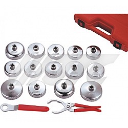 Jtc-4666 16Pcs Steel Oil Filter Socket Set