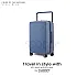 20 Inch Steel Blue 行李箱 Bagasi SSODD DREAMER SUITCASE LUGGAGE Polycarbonate Material