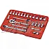 Jtc-H223S 1 Over 4 Inch x 23 Pcs Sae Socket Set