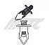 Jtc-Rd22 100 Sets Bumper Automotive Plastic Clips
