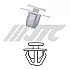 Jtc-Rd42 100Pcs Hyundai Door Panel Automotive Plastic Clips