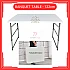 4 Kaki 4 Feet Foldable Banquet Table Event  Catering  Hall  Buffet Folding Table Pasar Malam Meja Lipat Niaga 