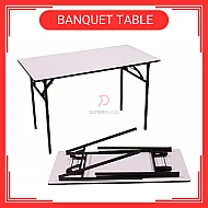 120cm x 45cm x 76cm Banquet Table Foldable Table Meja Jamuan Meja Boleh Lipat 