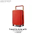 24 Inch Scarlet Red 行李箱 Bagasi SSODD DREAMER SUITCASE LUGGAGE Polycarbonate Material