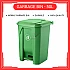 50 Liter Plastic Dustbin With Middle Plastic Pedal Tong Sampah