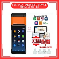 SUNMI V2 1G Plus 8G 4G WiFi Android 7.1 Mobile Handheld POS PDA Grabfood Foodpanda Shopeefood Machine