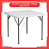 86cm Plastic Square Table Meja Lipat Empat Segi Portable Square Table For Restaurant Camping