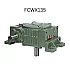 FCWX135 135mm Worm Gear Speed Reducer FCW Series Fujikawa