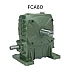 FCA80 80mm Worm Gear Speed Reducer FCA Series Fujikawa