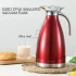 Ultra Red 2 Liters Euro Style Insulated Thermal Flask Stainless Steel Vacuum Flask Double Wall