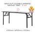 3V 3x4 Feet Heavy Duty Laminated Wood Top Banquet Table Folding Function Table