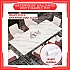 60cm x 5meter White Marble PVC Waterproof Wallpaper Wall Sticker Kertas Dinding