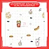 60cm x 5m Cute Kitchen PVC Waterproof Wallpaper Wall Sticker Kertas Dinding