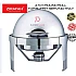 47cm Stainless Steel Round Roll Top Chafing Dish Buffet Set Catering Set