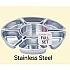 Full Set Stainless Steel 52cm Serving Dome Insert Bowl Replacement