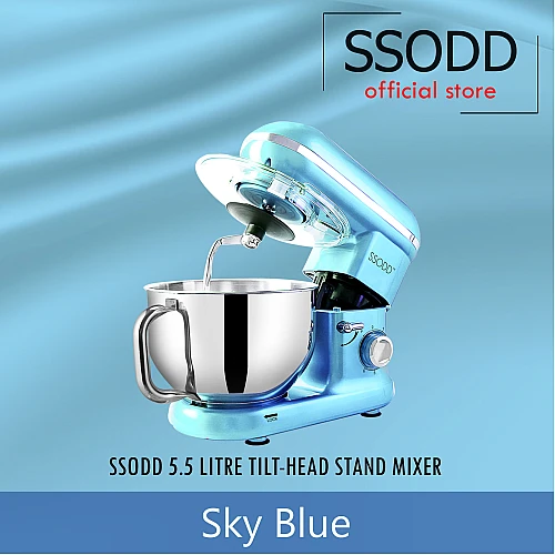 SSODD Skyblue 5.5L Stand Mixer 